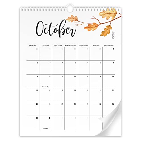 Ästhetischer Blumen-Wandkalender - läuft ab Juni 2022 bis Dezember 2023 - der perfekte Monatskalender mit saisonalen Designs für einfache Planung Cover