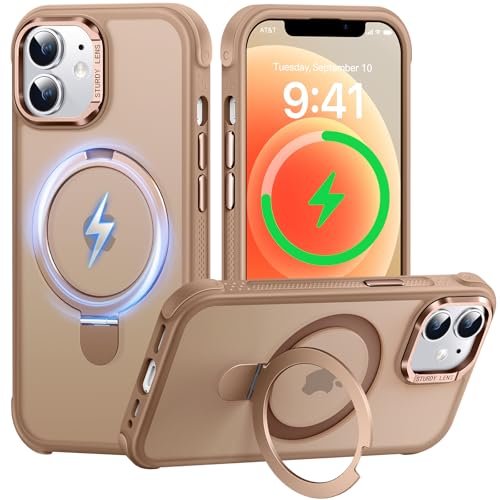 AurySharled Case for iPhone 12/12 pro, Invisible Magnetic
