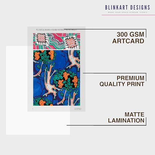 Image of BLINKART Trendy Abstract Wall Art Painting Print Design | Aesthetic Wall Decor Photo Artwork Frame Decoration Hanging For Home Bedroom Living Room Office Wall Decor | T0162 | 13x10 Inches