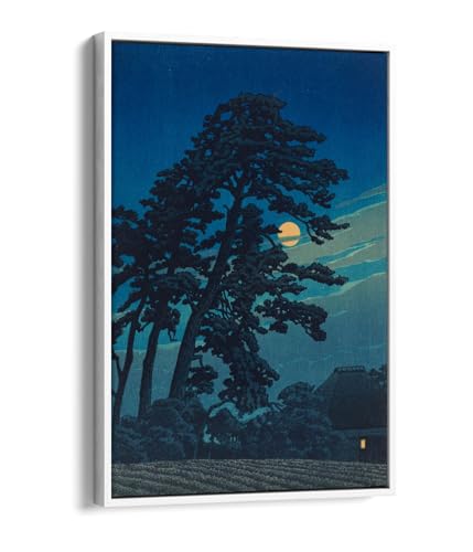 Full Moon at Nagome Kawase Hasui pour une ambiance zen dans votre salon