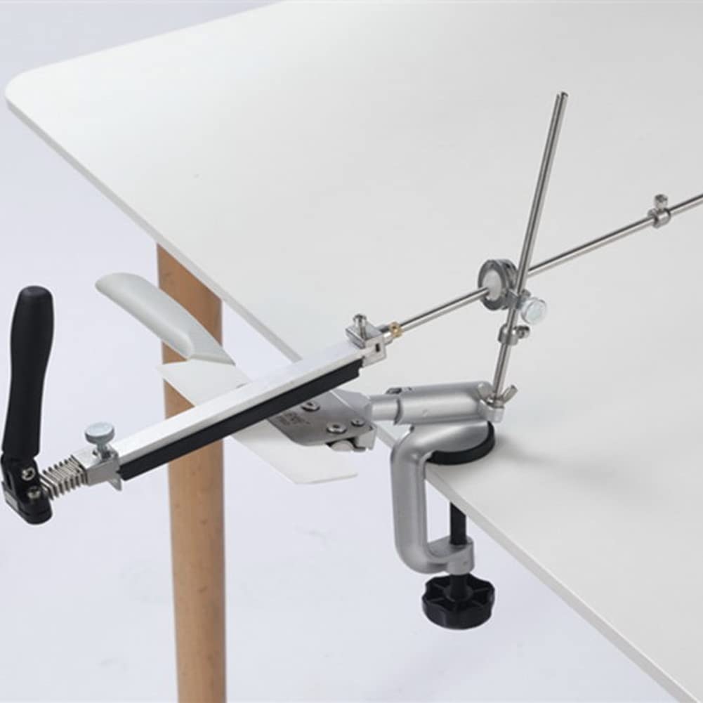 Zestaw do ostrzenia o stałym kącie System ostrzenia szlifierek do noży w całości z metalu z 4 szt. Osełką 120 320 600 1500 Trwałe narzędzie do ostrzenia ze stali nierdzewnej do