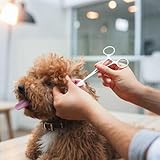 2 Pcs Locking Pliers Piercing Pliers, 12.5cm Self-Locking Fishing Forceps, Multipurpose Stainless Steel Tweezers Pincers with Powerful Serrated Jaw for End Sewing Soldering DIY Crafting Pet Grooming - Image 5