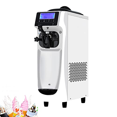 LANGTAOSHA Eistemaschine, 16 l/h weiche Serve -Eismaschine, 1050 W Weicheis Maker mit 4,5 l Trichter -Touchscreen aus…