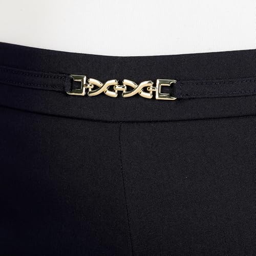 Counterparts Womens Solid Chain Waist Capris3