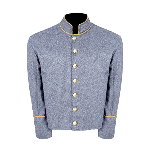 Civil War Grey Shell jacket with Piping Trim!