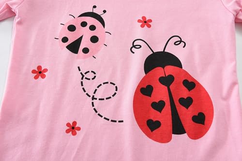 Little Girls Short Pajamas Sets Cotton Cat Sleepwear Toddler Pjs Summer Clothes Kids Bunny Jammies Sets Size 1-7T3