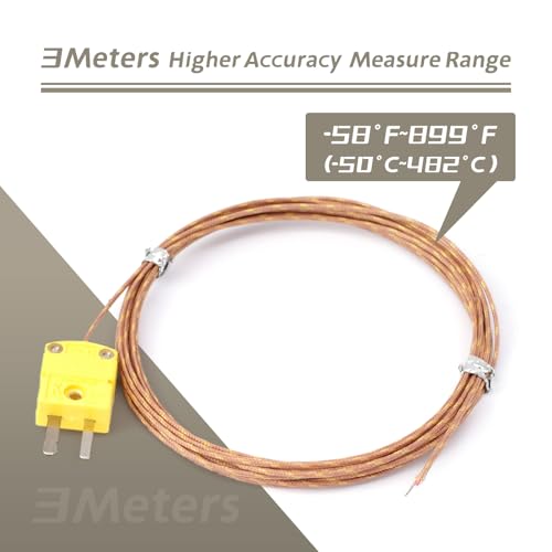 Thermocouple de type K haute précision 5 pièces plage -50°C à 482°C - 3