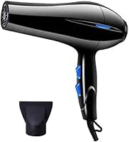 Secador de Cabelo Profissional 3200W 110V, Secagem Rápida Potente para Uso Doméstico e Salão
