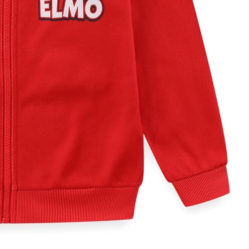 Sesame Street Elmo and Cookie Monster Boys Full Zip Up Hoodie for Toddler4