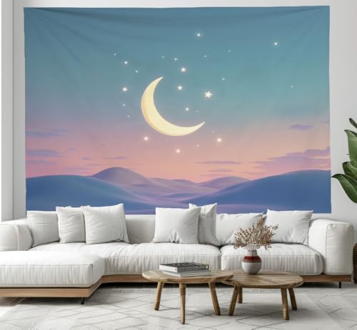 Tapiz de pared mandala 3D para transformar tu dormitorio en un místico cielo estrellado 3