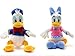 Disney Donald Duck et Daisy Duck Mini Bean Bag Peluche Set 20cm