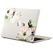 MacBook 12 inch Case, Kuzy Rubberized Hard Case for MacBook 12" Model A1534 (Newest Version) MacBook Case 12 inch Cover Shell - Flowers