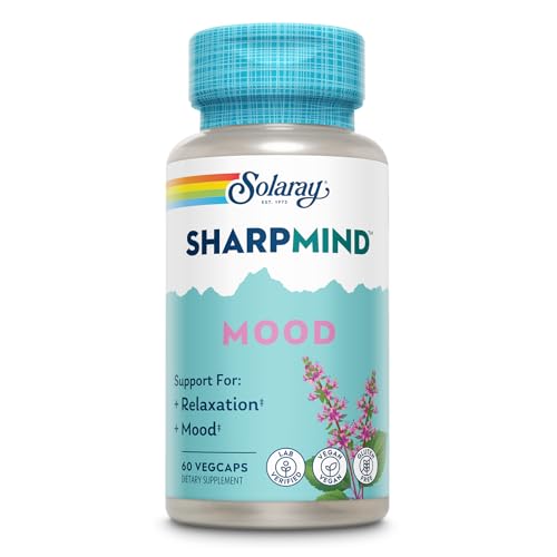 Image of SOLARAY SharpMind Mood Support Supplement, 60 Servings