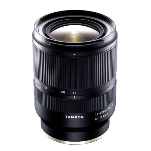 Tamron 17-28mm f/2.8 Di III RXD for Sony Mirrorless Full Frame/APS-C E Mount, Black (AFA046S700)