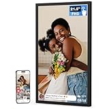 Arktronic FRAMEO 21,5 Zoll großer digitaler Bilderrahmen mit 1920x1080 IPS FHD Touchscreen, 32GB WiFi Digitaler Fotorahmen, Wandmontage, Foto-/Videofreigabe über Apps, E-Mail, Plug