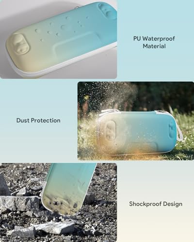 Funda para Nintendo Switch 2 protectora anticaídas con compartimento para 10 juegos 6