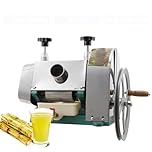 Stainless Steel Sugarcane Juicer Machine - Commercial Manual Sugar Cane Ginger Press Juicer Squeezer with Thickened Handwheel