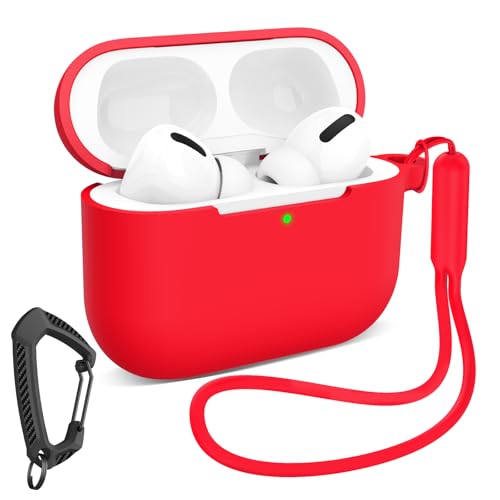 MILPROX AirPods Pro 3 �P�[�X�i2025�j�G�A�[�|�b�Y �v�� ��3���� ��p�P�[�X �V���R�� �\�t�g �S�ʕی� �ϏՌ� �h�k �h�o ����/�����h�~ ���C�����X�[�d�Ή� �J���r�i���V���R�����X�g���b�v�t���i���b�h�j