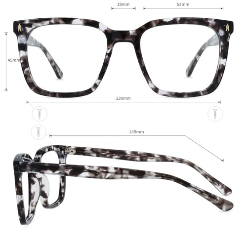 Image of Firmoo Oversized Blue Light Blocking Glasses Computer Gaming Glasses, Blue Blockers Glasses for Women /Men