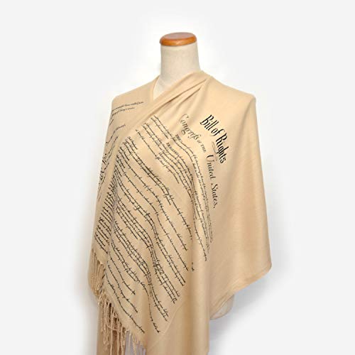 Universal Zone US Constitution and Bill of Rights Scarf Shawl.3