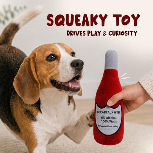 Image of Mutt of Course Bork-deaux Wine Dog Toy