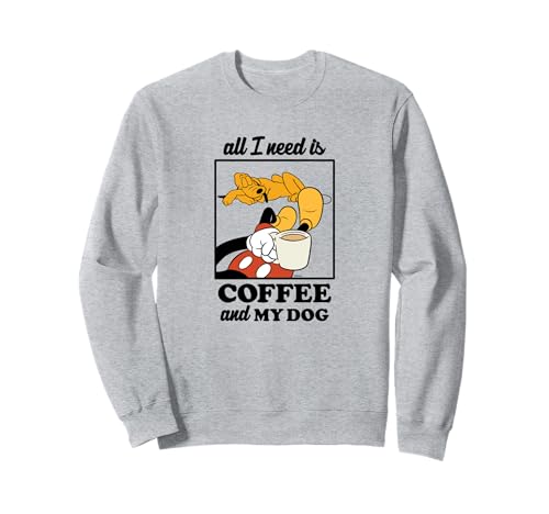 Sweatshirt Mickey Mouse idéal pour promener son chien ou boire un café le dimanche