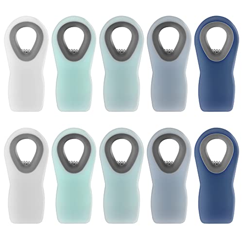 LYGZTing Taschenclips mit Magnet, 10 Stück Chip-Clips, Taschenclips für die Aufbewahrung von Lebensmitteln, Magnetklammern, Taschenclips, Lebensmittelklammern, Snackbeutel, Lebensmittelbeutel Cover