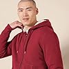 Amazon Essentials Men's Sherpa-Lined Full-Zip Fleece Hoodie, Red, XS #2