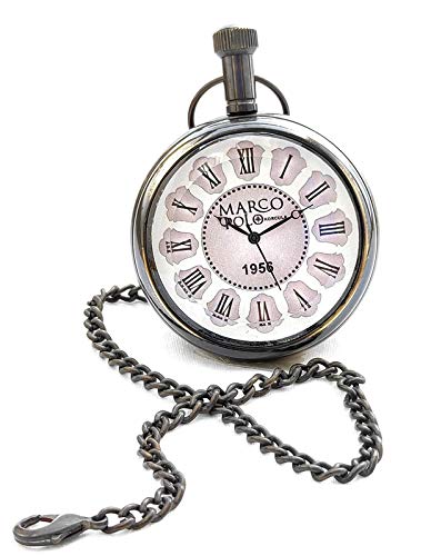 Marco Polo 1956 - Antique Pocket Gandhi Watch Royal Look Indian Handicraft Premium Gift Item-image-37