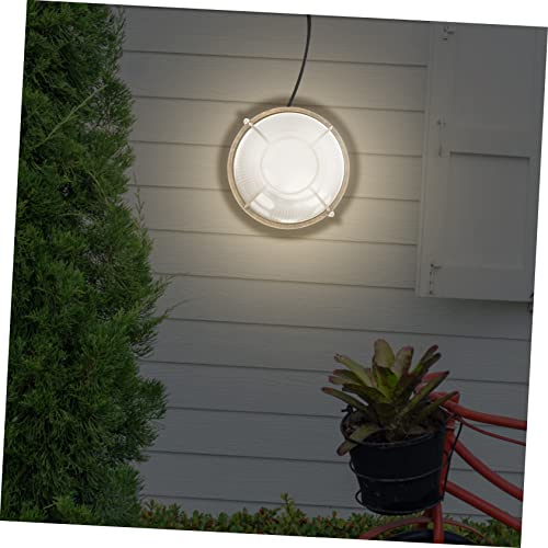 Design élégant sans ampoule pour cette applique murale extérieure rétro - 6