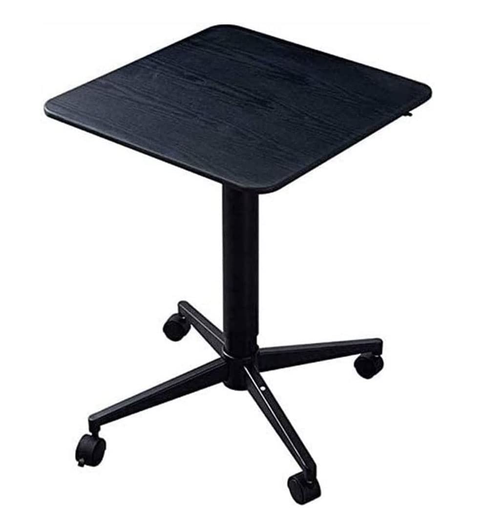 MYUYEE Standing Desk, Adjustable Height Rolling Desk, Mobile Laptop Desk, Sit Stand Desk Mobile Workstation For Home Office School