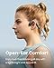 SHOKZ OpenMove - Open-Ear Bluetooth Sport Headphones, Bone Conduction Wireless Earphones, Sweatproof for Running and Workouts, with Sticker Pack, Grey