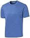 DRIEQUIP Men's Short Sleeve Moisture Wicking T-Shirt-RoyalHeather-L