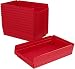 Akro-Mils 30178 18-Inch by 11-Inch by 4-Inch Plastic Nesting Shelf Bin Box, Red, Case of 12