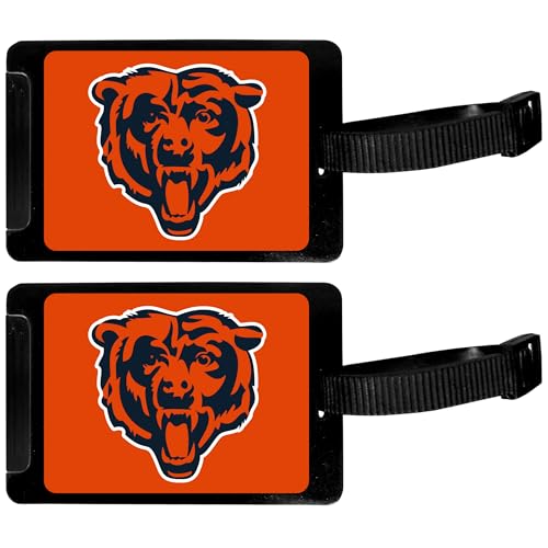 Siskiyou NFL Chicago Bears Luggage Tag, 2 pk, Black