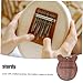 Yardwe Key Thumb Piano Base Kalimba Base Panel for Instrument Fit for Models Comfortable Grip Stylish Design