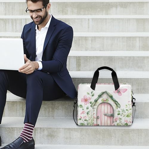 Funda para portátil ALAZA con diseño acuarela flores y mariposas miniatura 3
