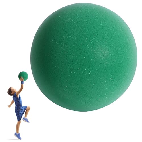 Bola de espuma de alta densidade não revestida, para crianças com mais de 3 anos, macia e saltitante, leve e fácil de segurar - as bolas silenciosas de espuma são seguras para crianças pequenas