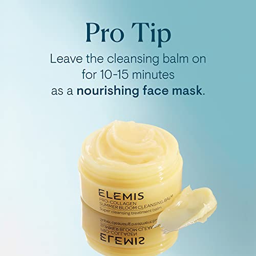 Elemis Pro-Collagen Cleansing Balm Summer Bloom | Ultra Nourishing Treatment Balm + Facial Mask Deeply Cleanses, Soothes, Calms & Removes Makeup And Impurities, 100 G. #TOP4