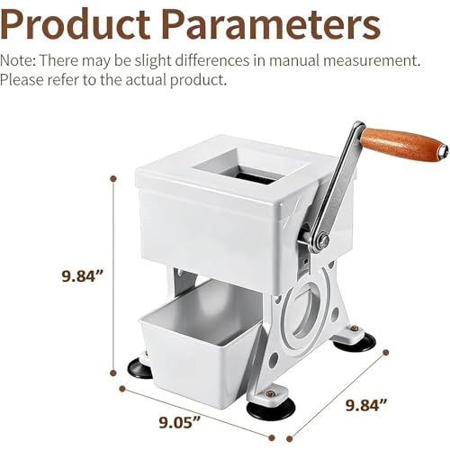 Cortador manual de carne para evitar cortes y picar láminas de 3 mm 7