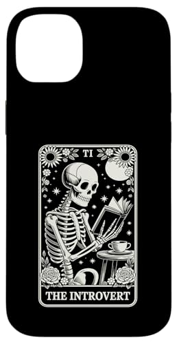 The Introvert Tarot Card Indoorsy Skeleton Inrovert �X�}�z�P�[�X iPhone 14 Plus �p