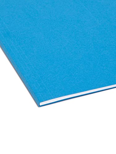 Smead Colored Hanging File Folder With Tab, 1/5-Cut Adjustable Tab, Letter Size, Sky Blue, 25 Per Box (64068) #TOP4