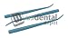 DEFEND- Surgical Aspirator Tips Blue 0.062 in Diameter 25pk 113651 Us Dental Depot