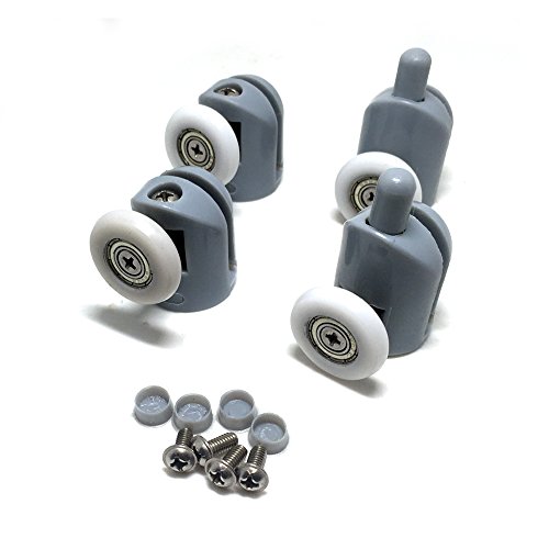 8 Pcs Shower Door Rollers/Runners/Wheels/Pulleys 25Mm Diameter Bathroom Replacement Parts #TOP4