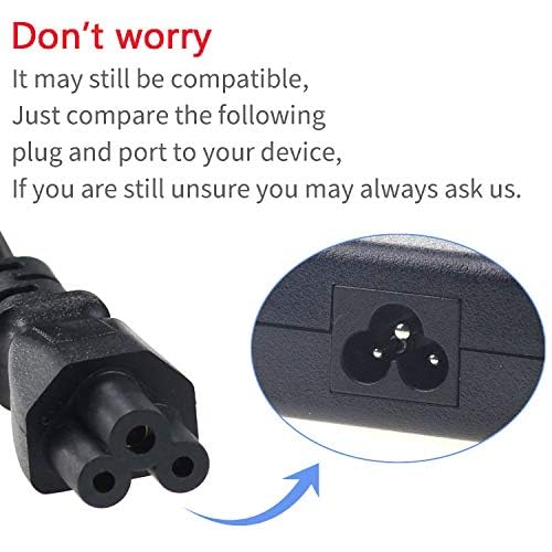 Etssembo 3 Prong Power Cord Replacement Power Cable For Computers thumb #3