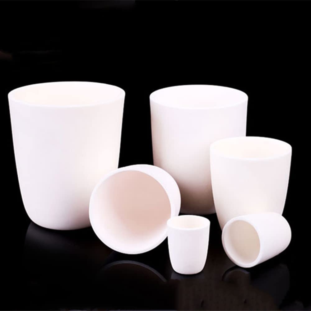 Crisol de alúmina al 99% - Crisol de laboratorio de alta temperatura, opciones de 3 ml a 3500 ml 1 unidad(15ml)