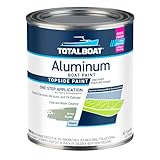 Bundle of TotalBoat Aluminum Boat Paint for Canoes, Bass Boats, Dinghies, Duck Boats, Jon Boats and Pontoons (Olive Drab, Quart) + TotalBoat Aluminum Boat Paint (Black, Quart)