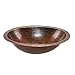 Premier Copper Products LO19FDB Oval Under Mount Hammered Copper Bathroom Sink, Oil Rubbed Bronze
