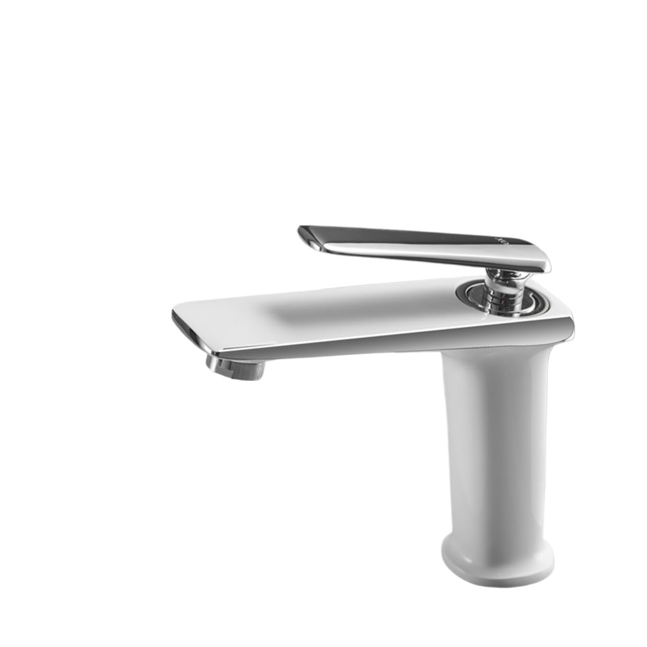 Gqnblvhzupdm 23095-1C Kitchen Faucets, Basin Faucet Cold And Hot Water Bathroom, Single Handle Mixer Tap Deck Mount 23095(23095-1C)