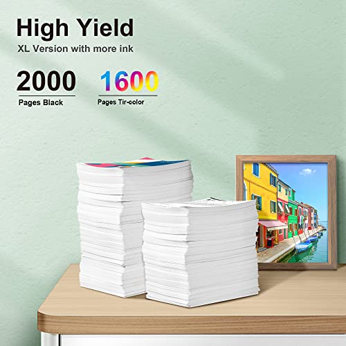 952Xl Ink Cartridges Combo Pack Replacement For Hp 952Xl 952 Ink High Yield Work With Hp Officejet Pro 7740 8210 8710 8720 8740 8715 7720 8725 8730 Printer (Black, Cyan, Magenta, Yellow, 4 Pack) #TOP2